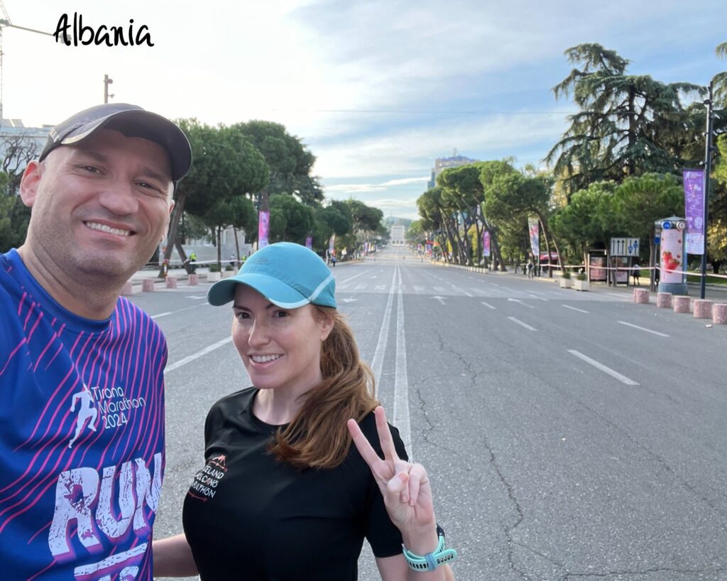 Albania 2024, running the Tirana Marathon