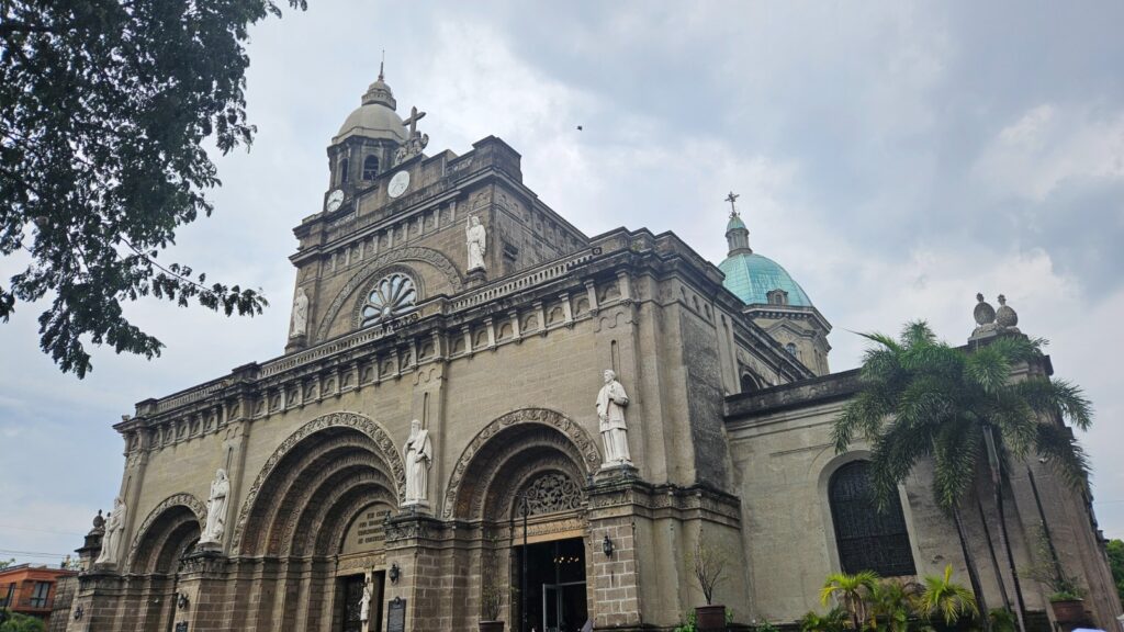 Manila Cathedral, in Manila, the Philippines. Addition to my running guide to Manila.