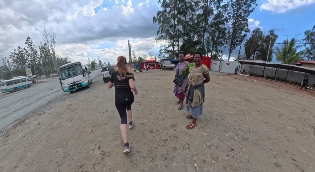 Running in Mount Hagen, PNG