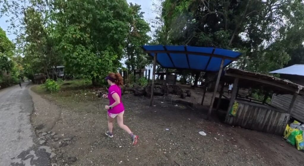 The running ginger running in Honiara, Salomon Islands