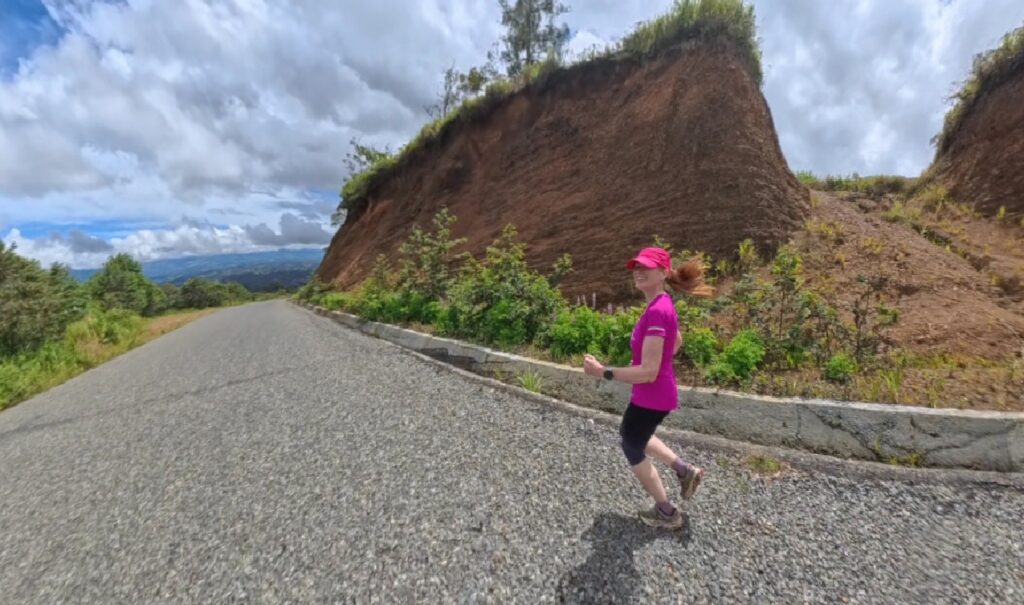 Running in Mount Hagen, Papua New Guinea. Recommended 7 k run.