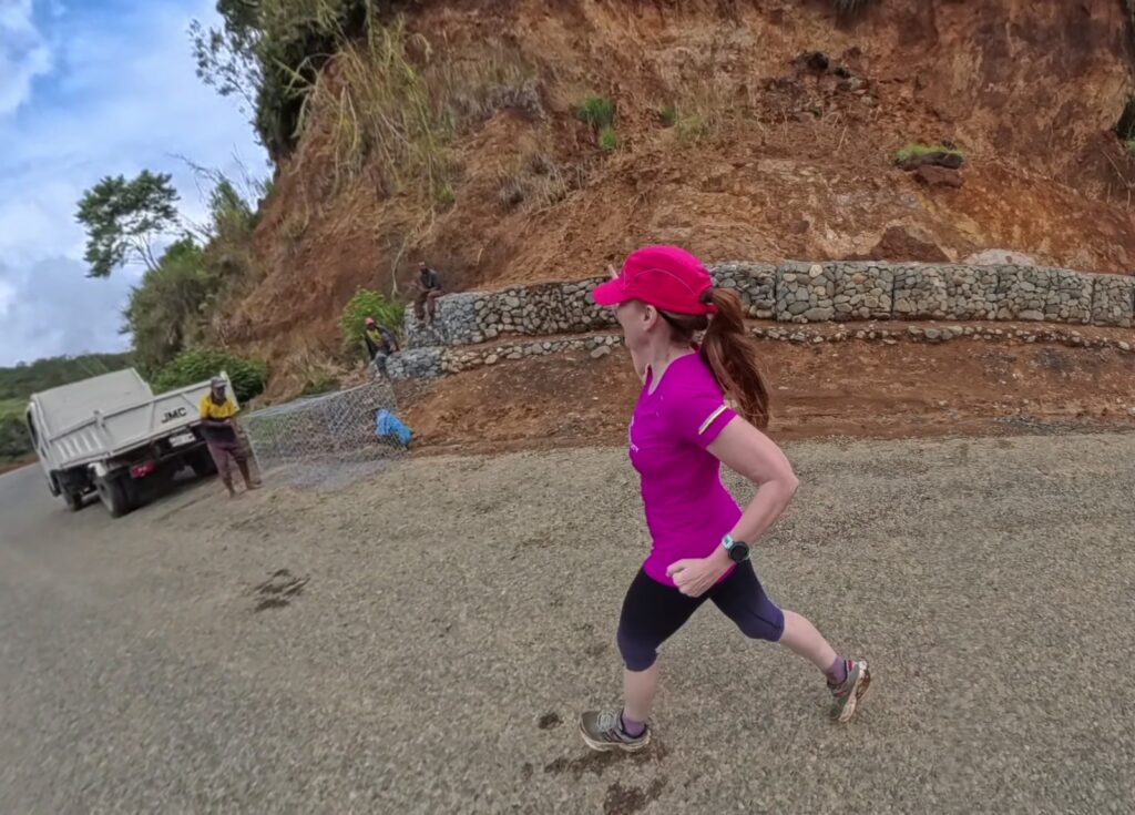 Running in Mount Hagen, Papua New Guinea. Recommended 7 k run.