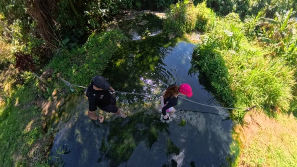 Images of our scenic trail 4k run from Mele Waterfalls to Mele Beach trough Devil's Point Road in Vanuatu