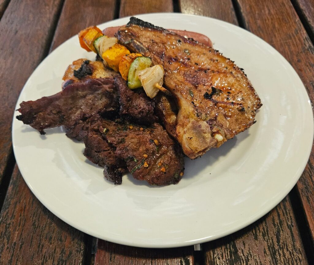 Protein recovery when running in PNG, Papua New Guinea: BBQ Dish