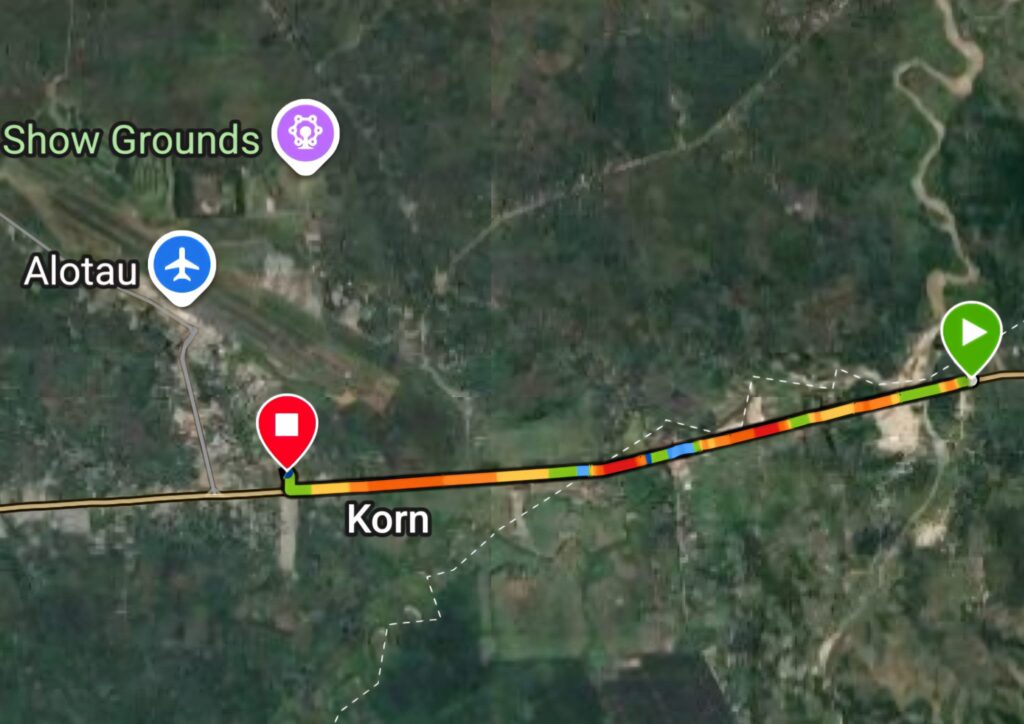 5k Running Route in Mount Hagen