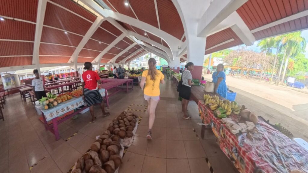 The running ginger running in Port Vila, Vanuatu. 6k run.