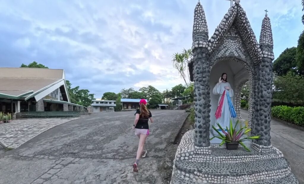 The running ginger running in Honiara, the Solomon Islands.