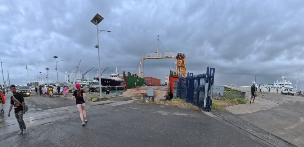 The running ginger running in Honiara, the Solomon Islands.