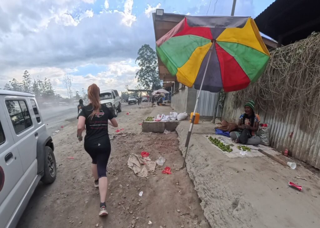 Running in Mount Hagen, Papua New Guinea. 5k run in PNG.
