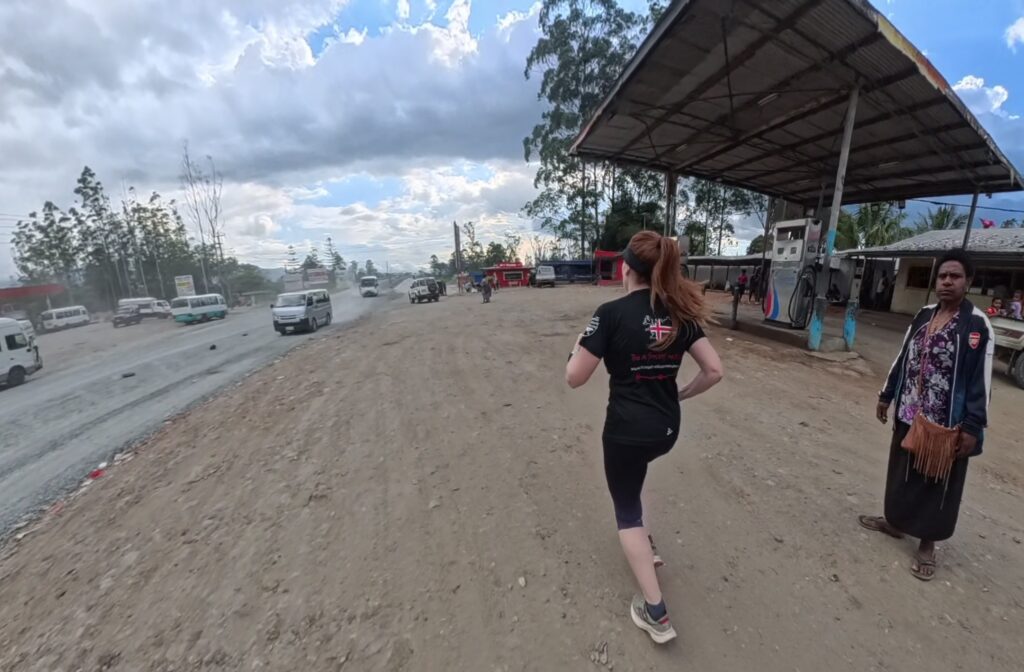 Running in Mount Hagen, Papua New Guinea. 5k run in PNG.