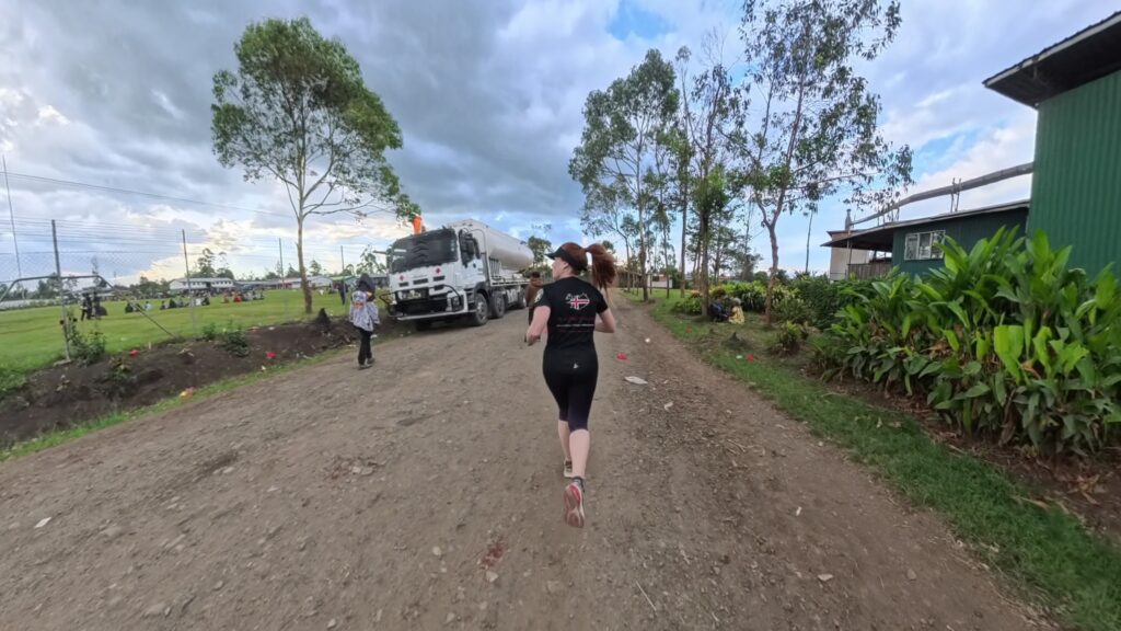 Running in Mount Hagen, Papua New Guinea. 5k run in PNG.