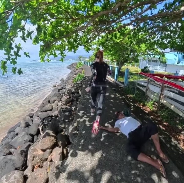 Running in Samoa in August 2025