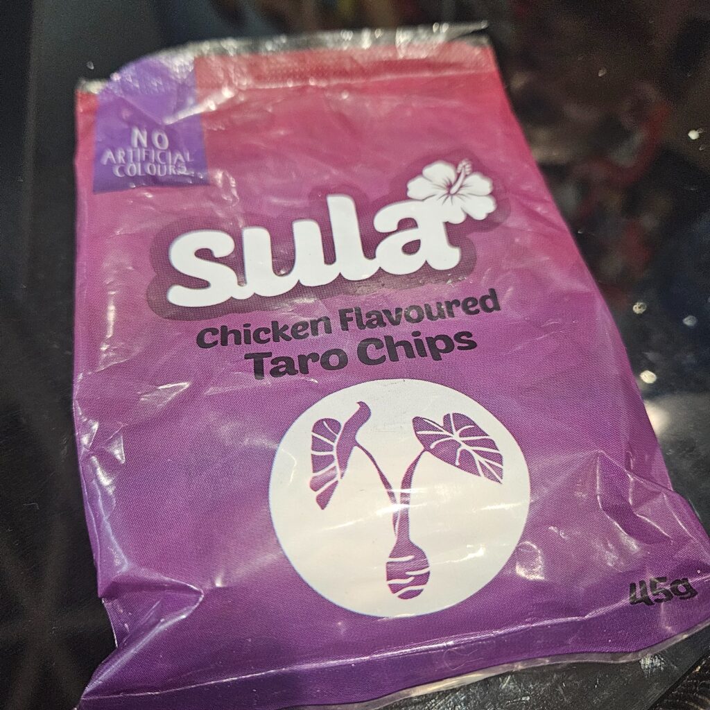 Samoan Potato Chips, flavoured with Taro