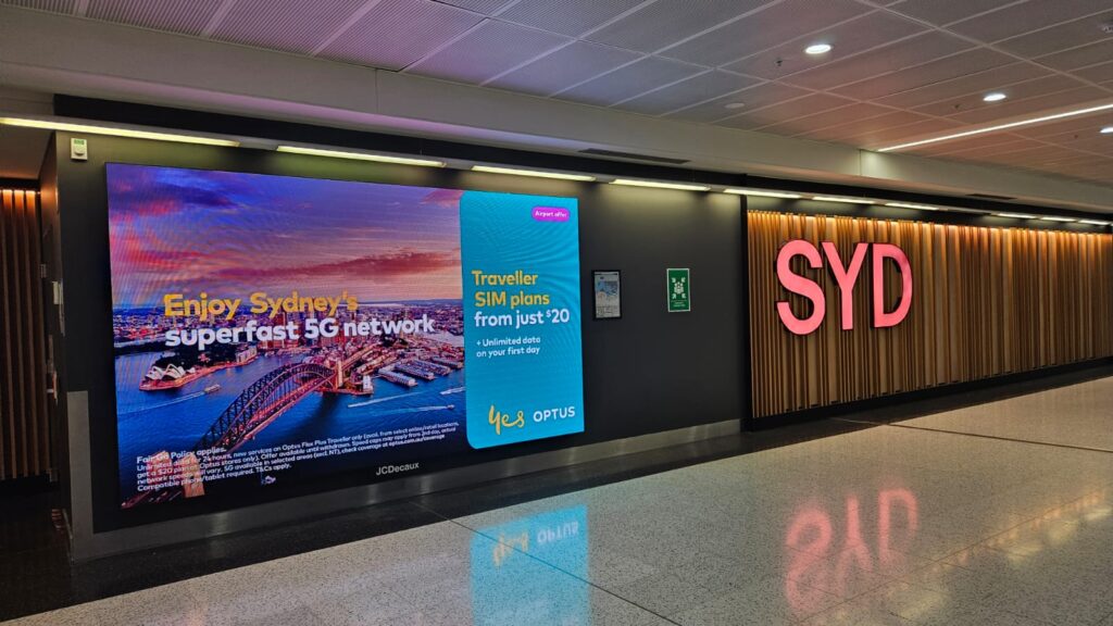 Sydney airport the days prior to the Sydney marathon