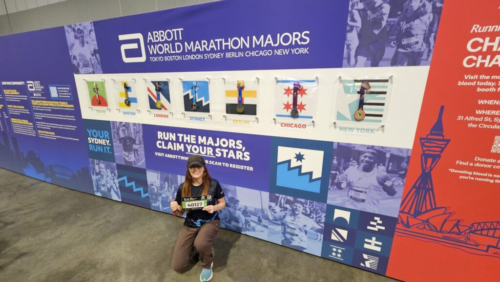 The marathon Expo in the ICC for the Sydney Marathon 2025, first time it was a Major