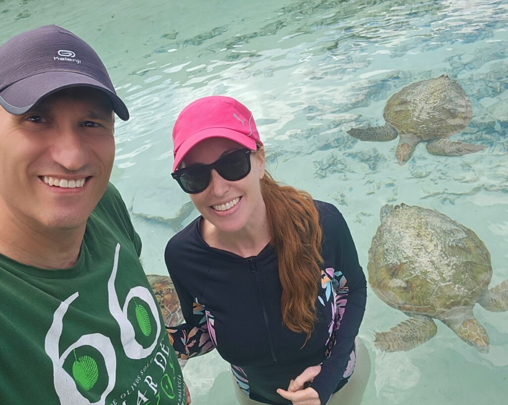 Iconic image of Vanuatu in 2025, during our trip. Turtles in the Turtle Sanctuary.