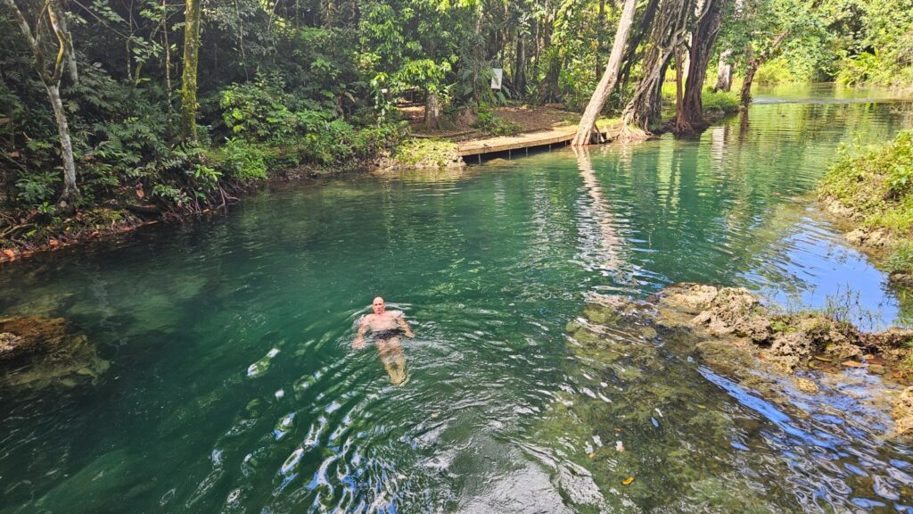 Iconic image of Vanuatu in 2025, during our trip. Rarru Cascades.