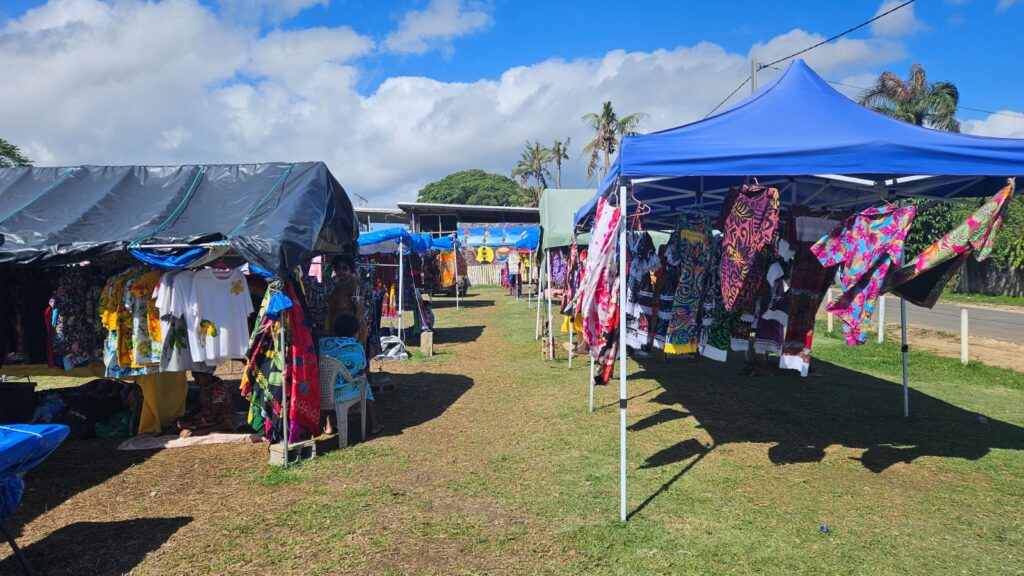Iconic image of Vanuatu in 2025, during our trip. Mama's market.
