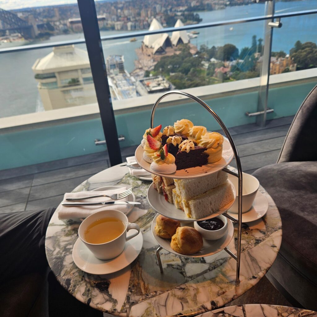 High tea in the intercontinental in Sydney