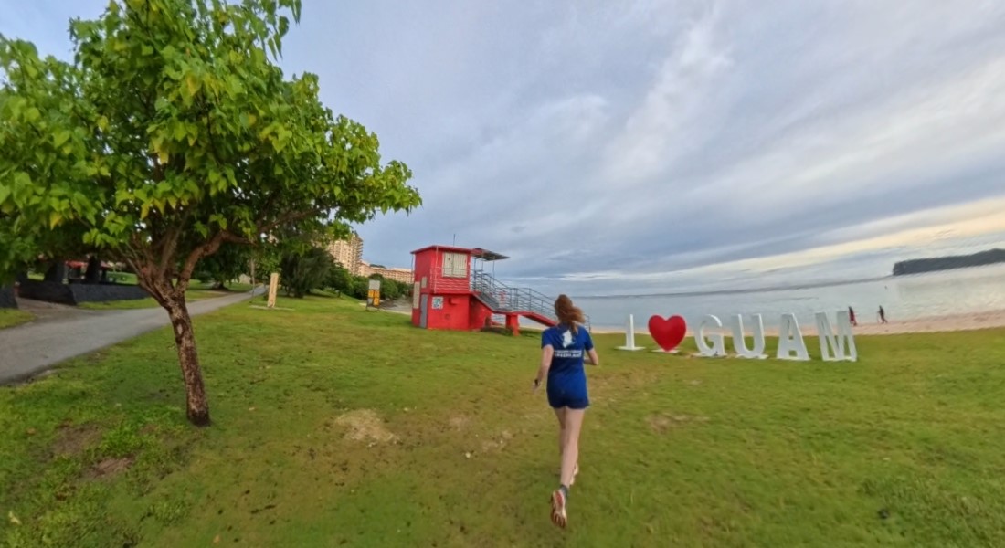The running ginger running in Guam