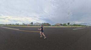 The running ginger running in Tuvalu