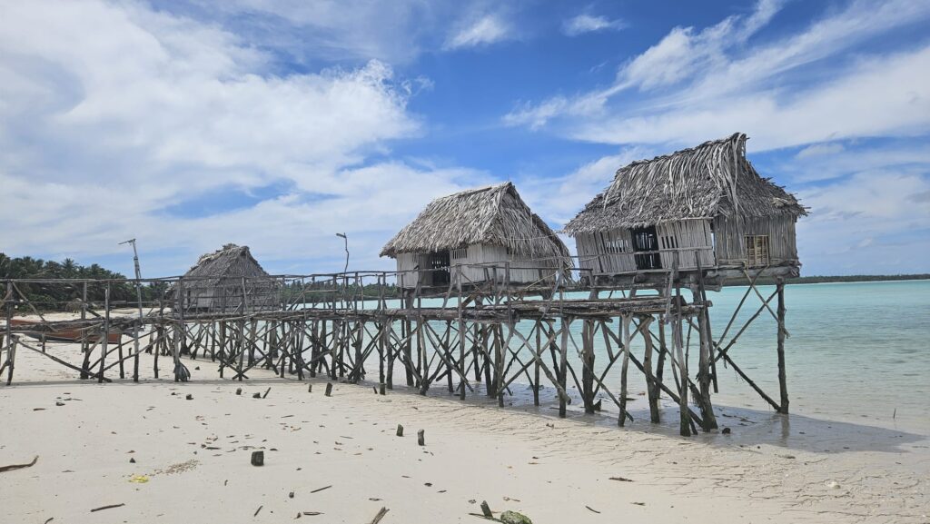 Images of North Tarawa in Kiribati in 2025. The Lagoon.