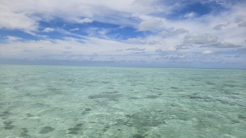 Images of North Tarawa in Kiribati in 2025. The Lagoon.