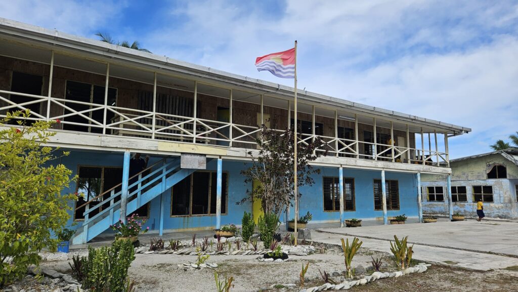 Images of North Tarawa in Kiribati in 2025. Immaculate Heart Boarding School in Noto