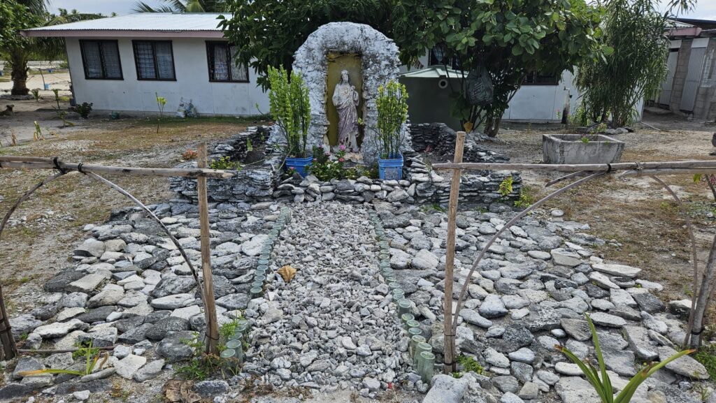 Images of North Tarawa in Kiribati in 2025. Immaculate Heart Boarding School in Noto