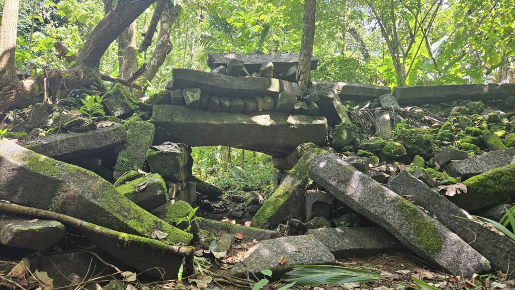 Selected images of Pohnpei in Federated States of Micronesia. Ruins of Nan Madol, a UNESCO Heritage Site.
