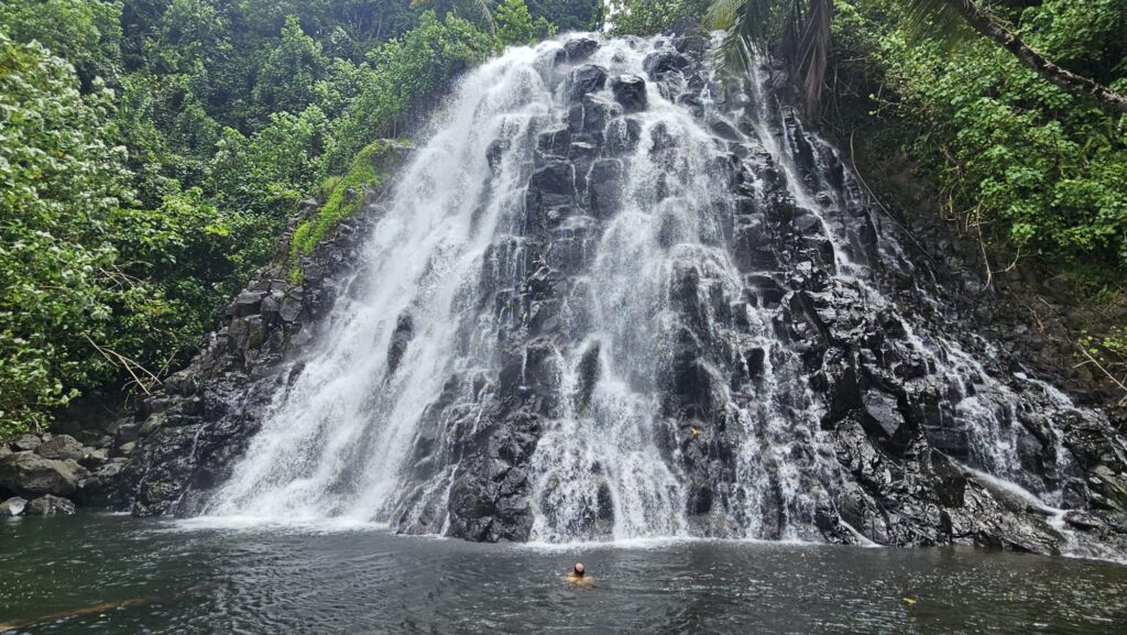 Selected images of Pohnpei in Federated States of Micronesia. Keprohi Waterfall