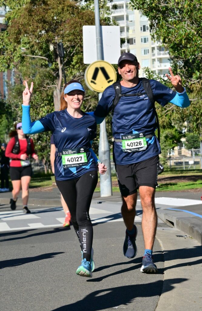The running ginger running the Sydney Marathon in 2025, the first time that it was a World Marathon Major