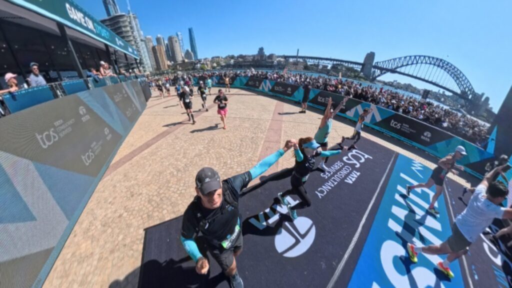 The running ginger running Sydney marathon in 2025, the first year as a major