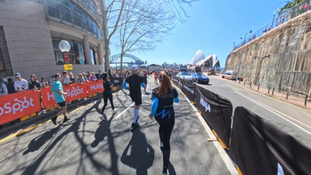 The running ginger running Sydney marathon in 2025, the first year as a major