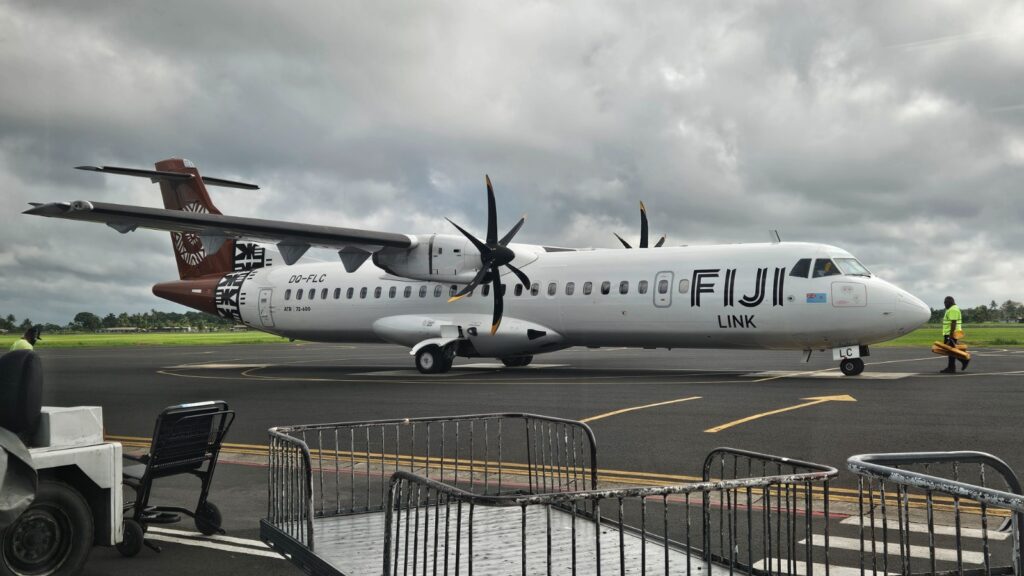 Images of the trip to Tuvalu, the least visited country in the world. Taking several Fiji Airways planes