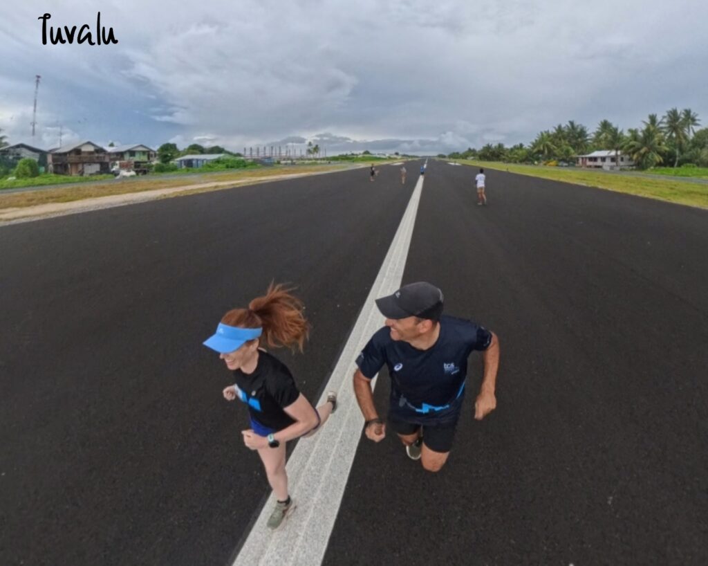 The running ginger running in Tuvalu in 2025