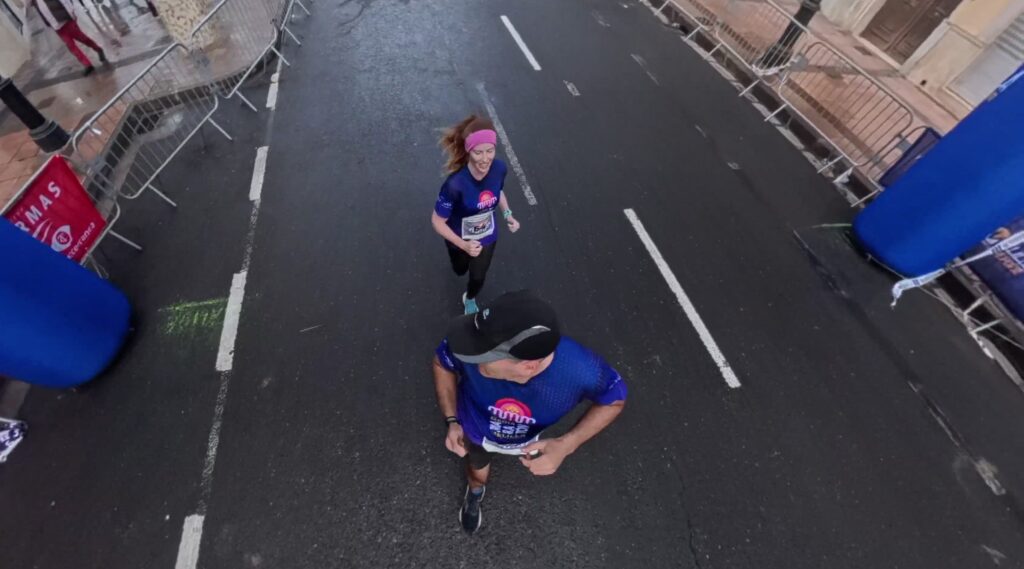 The running ginger in Melilla Half Marathon, Melilla Media Maraton