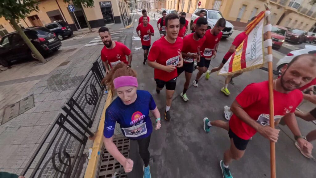 The running ginger in Melilla Half Marathon, Melilla Media Maraton