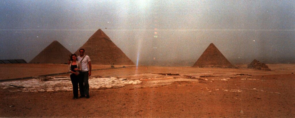 The Pyramids in Egypt in 2001