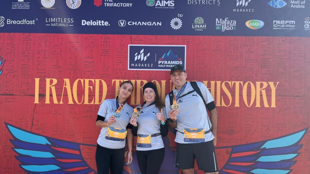 Marakez Pyramids Half Marathon, 10k and 5k in Gizah, Egypt. 