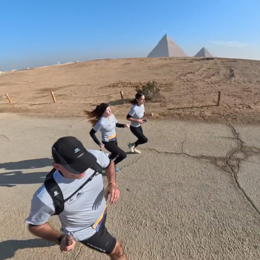Running in Egypt in 2025. Pyramids Half Marathon. 