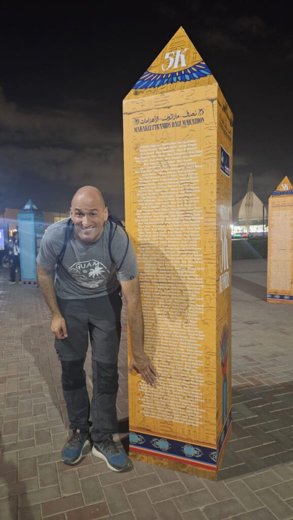 The Race Expo for the Pyramids Half Marathon in 2025, in the Mall of Arabia.