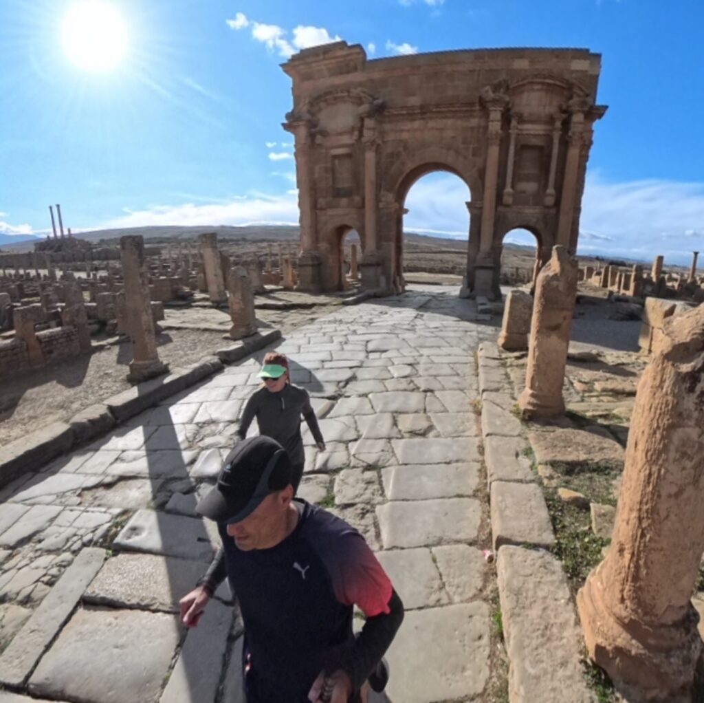 Running in Timgad, Algeria, 2026
