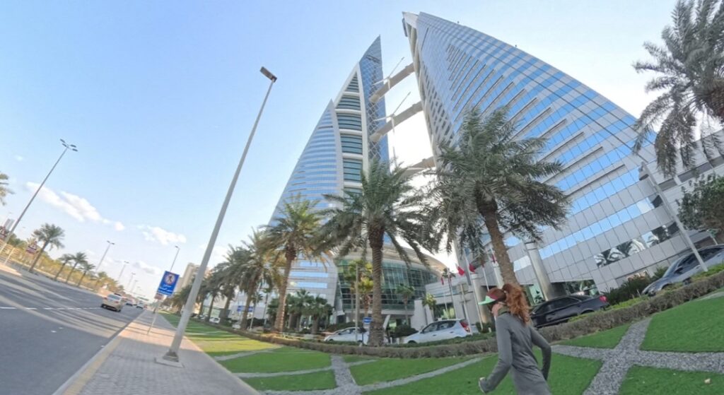 The Running Ginger running in Bahrain