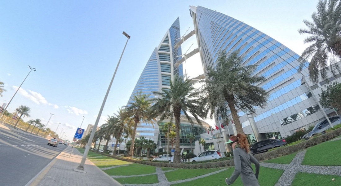 The Running Ginger running in Bahrain