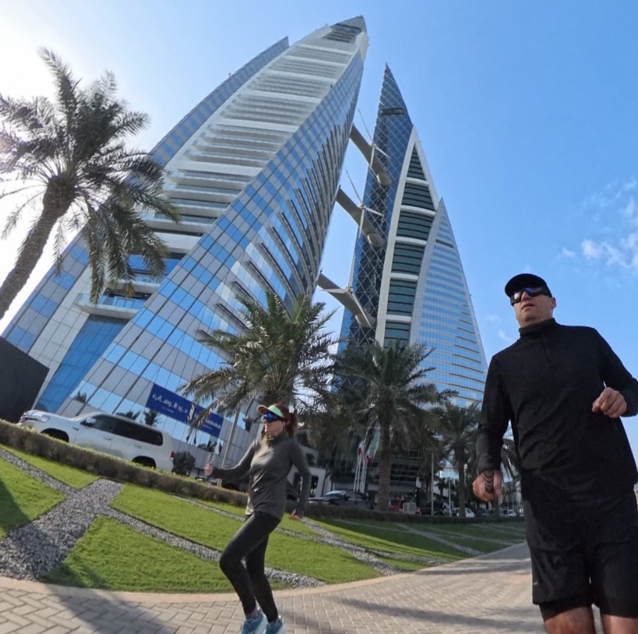 The Running Ginger running in Bahrain in 2026
