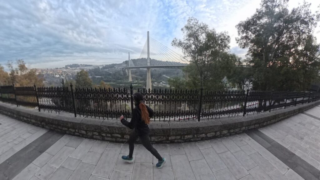 The running ginger running in Constantine, Argelia, in 2026. Recommended route for running in the city of Constantine.