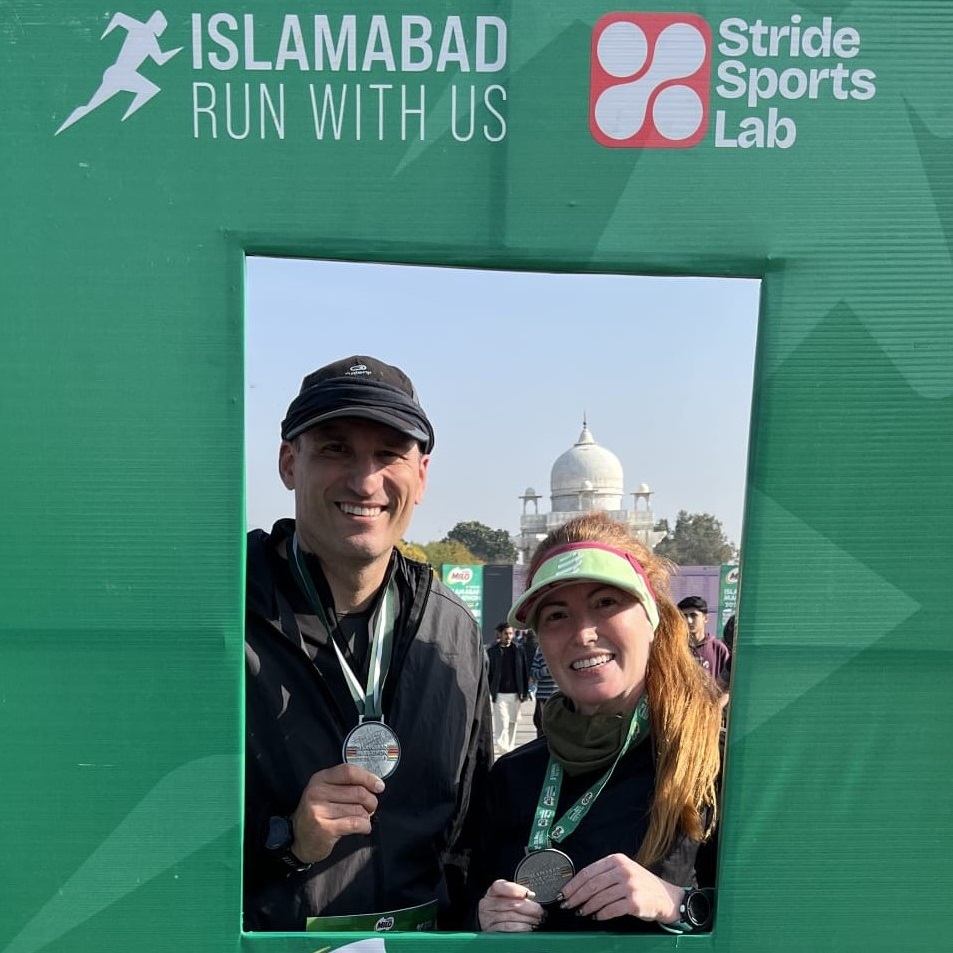 The Running Ginger in Islamabad's Half Marathon in Pakistan 2026