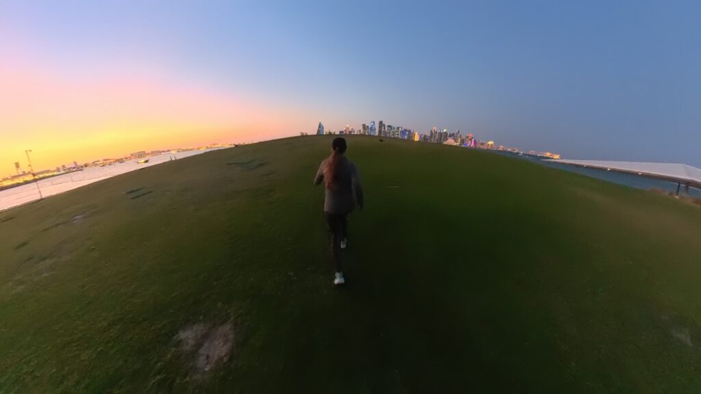 The running ginger running in Doha, Qatar in 2026. Recommended scenic route to run in Qatar. 5k to 15k.