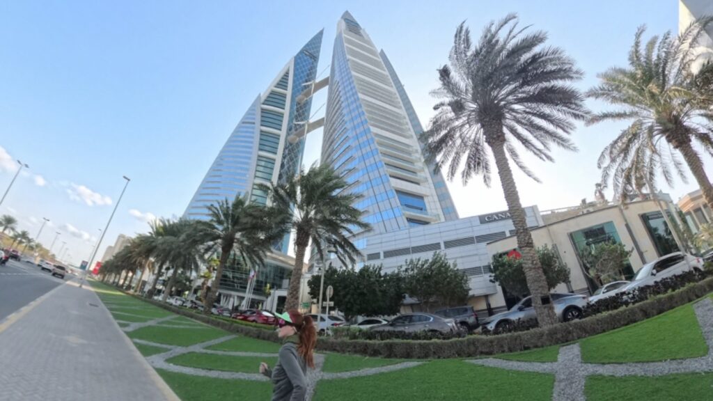 The Running Ginger running in Bahrain. Recommended route in Bahrain, Mamana.